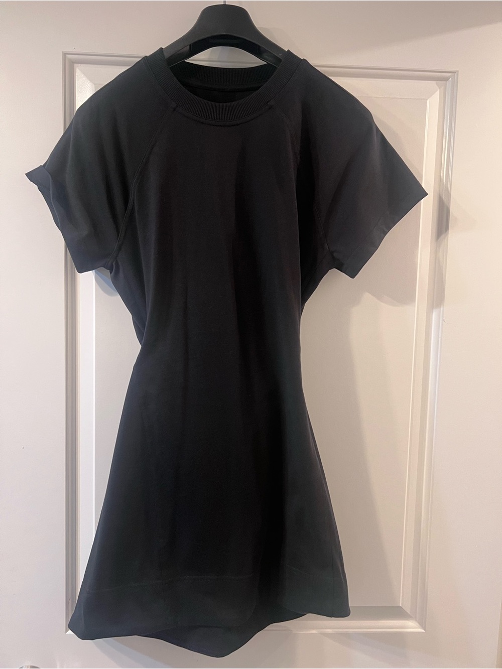 lululemon athletica Black Short Sleeve Mini Dress